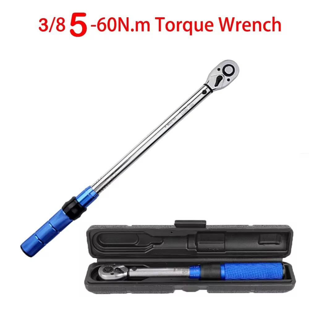 Professional Spanner 1/4 3/8 Inch Square Drive Car Repair Tools Durable Torque Key Wrench