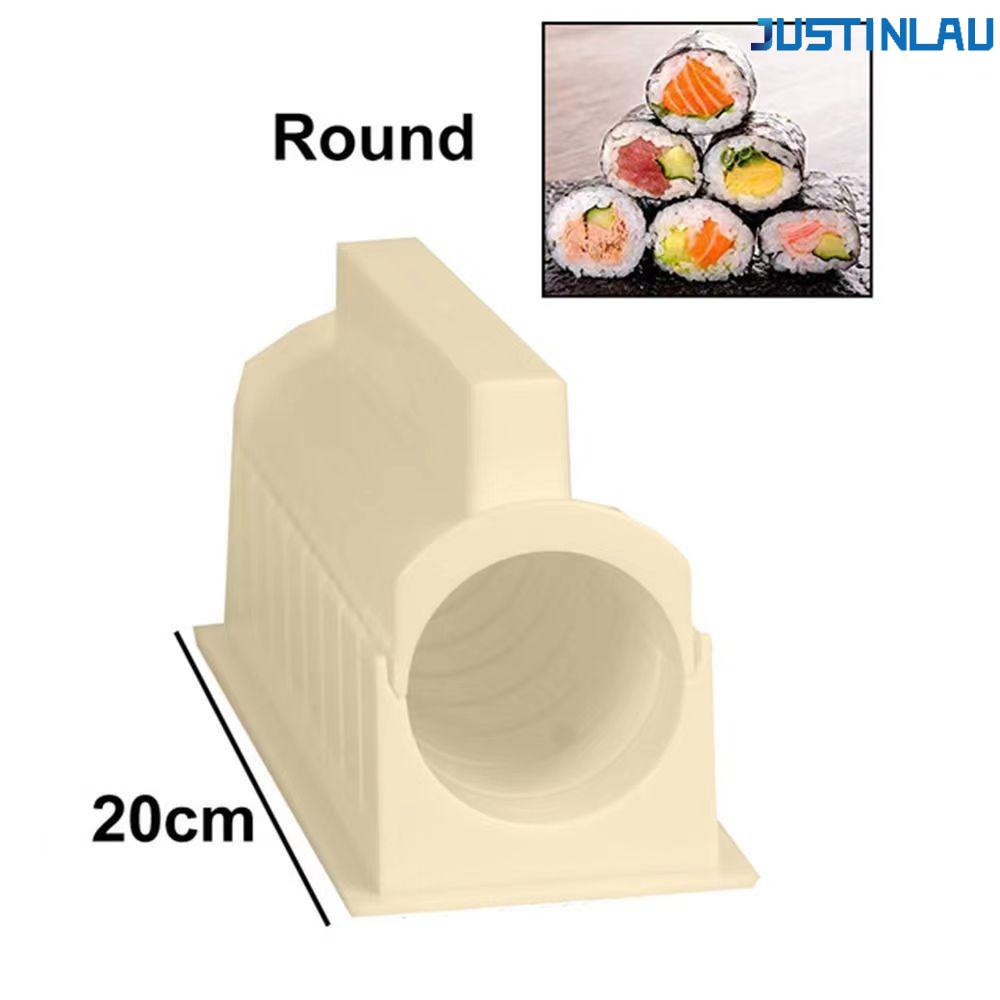 DIY Round Sushi Mold Love Sushi Maker Square Sushi Cutting Rice Ball Tool Set Rice Ball Mold