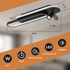 Plafonnier LED - NETTLIFE - 46W - Dimmable - Télécommande - Noir
