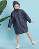 rain waterproof raincoat for boys and with pockets and storage rain gear for rainy perfect for commuting to or size L Raincoat, backpack, kids'