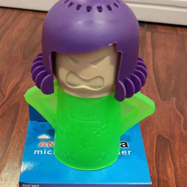 Microwave Oven Steam Cleaner Spray Deodorizer Angry Mom Degreaser Kitchen Tool