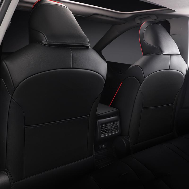 Custom Car Seat Covers For Toyota Camry Hybrid  2018- 2025 Interior Accessories Faux Leather All-Weather Protection