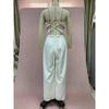 Dame Sommer Ermeløs Camisole V-hals Hofteomslag Ryggløs Jumpsuit