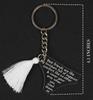 Inkdotpot Key Chain For BFF Engraved Acrylic Key Holder Housewarming Gift