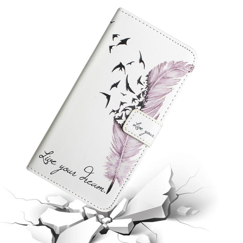 Pro Samsung Galaxy S23 FE Pouzdro 3D Vzor Kožený Vyklápěcí Kryt na Telefon