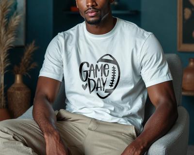 Game Day Shirt – Football Graphic Tee for Women & Men, Sports Fan T-Shirt A379