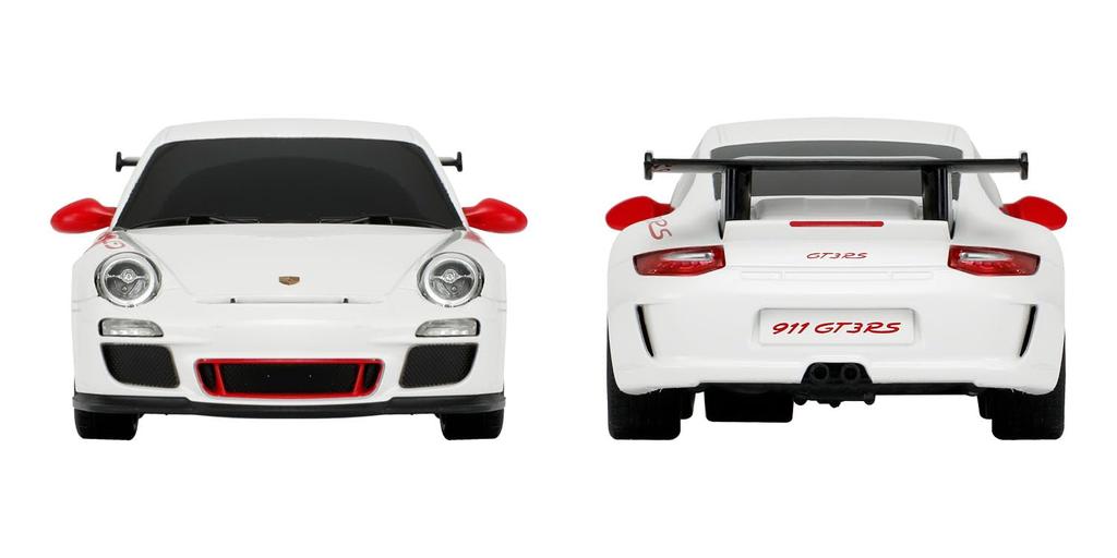 Doyusha Scale Porsche 911 GT3 RS White Electric Radio Control Model 630821 2.4GHz 1/24