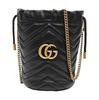 [Usato] Borsa a secchiello mini GG Marmont 'Nero' - Ottime condizioni #1904X6U