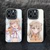 Watanare Anime Phone Case For iPhone17, 16,15,14,13,12 Pro Max Black Candy Matte Shockproof Cover