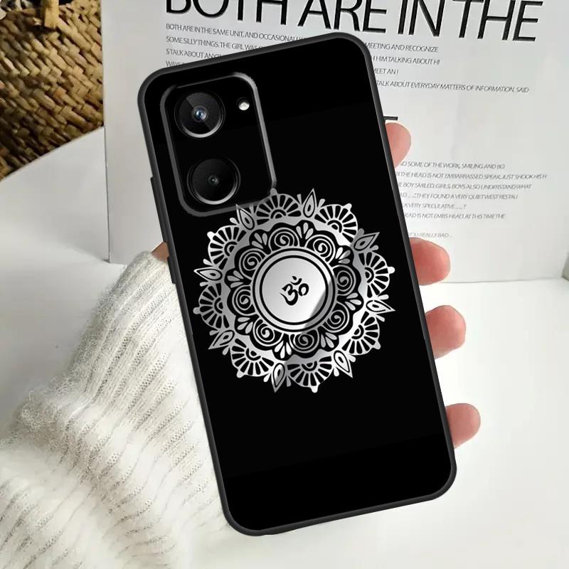 Aum Om Yoga Symbol Fitness Gym For Realme C75 C55 C71 C53 C67 C61 C33 C63 C51 C65 15 GT7 Pro 10 11 12 13 14 Pro Plus Case