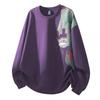 2025 Autumn Youth Long Sleeve Hoodie, Round Neck, Boys' Versatile Print, Hong Kong Style