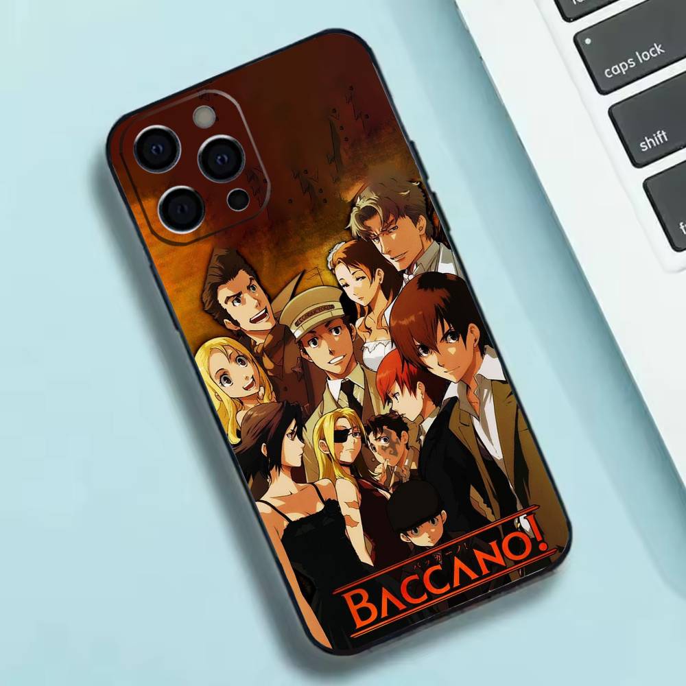B-Baccano Wallpaper Phone Case Silicone Soft For IPhone 17 16 15 14 13 12 11 X XR Plus Pro Max Plus