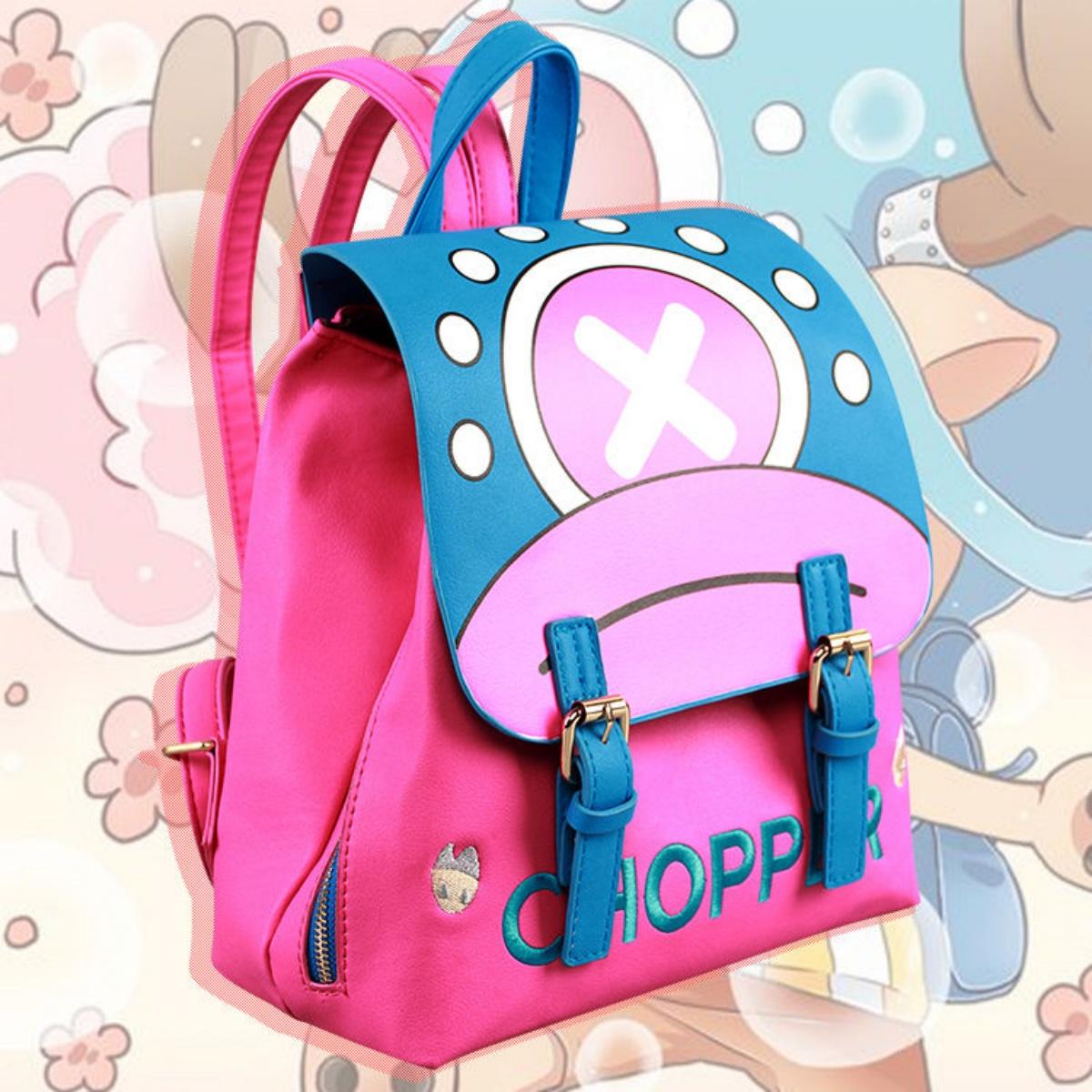 One Piece Chopper Backpack Anime Peripheral Shoulder Bag Cartoon Large Capacity School Bags Cosplay Backpack Children s Day Gift