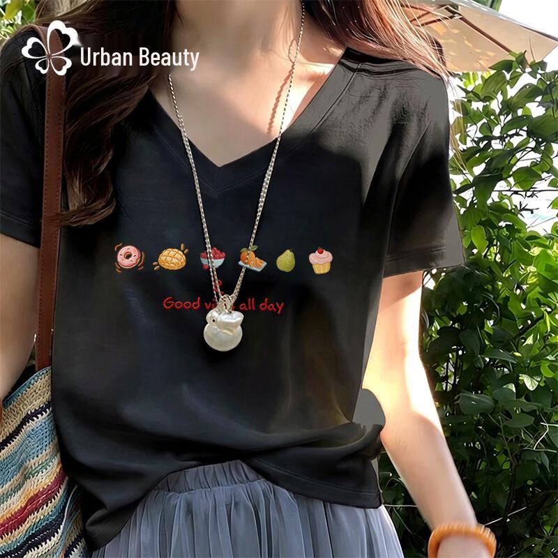 Women s Quick-Dry Antibacterial V-Neck T-Shirt XL