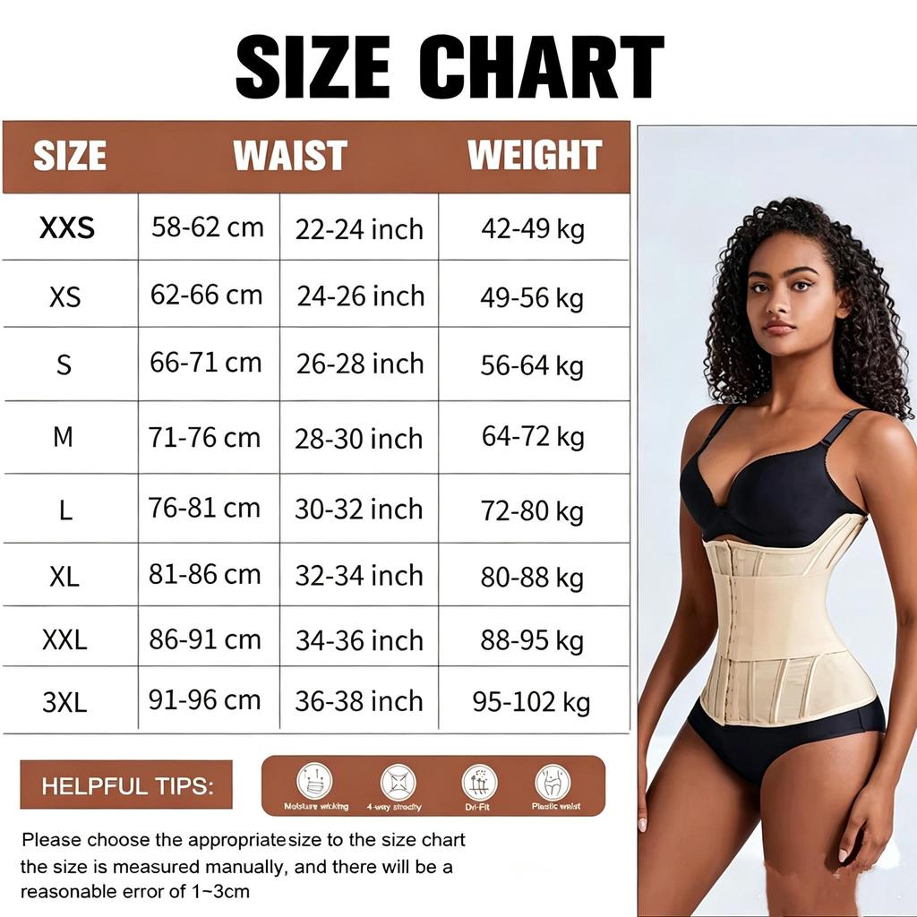 Women Waist Trainer Breathable Seamless Tummy Control Shapewear Corset Belt