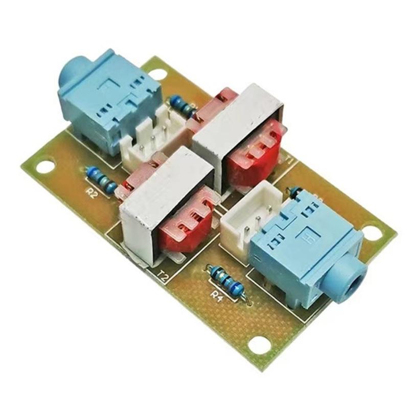 Professional Stereo Sound Noise Filter with 3.5mm and Wiring Terminals For Enhances Signal Clarities