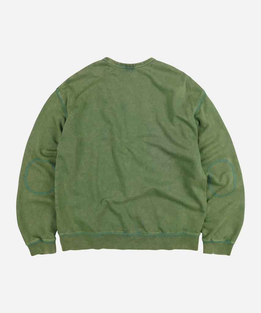 FRIZMWORKS Cover Stitch Vintage Sweatshirt _ Green