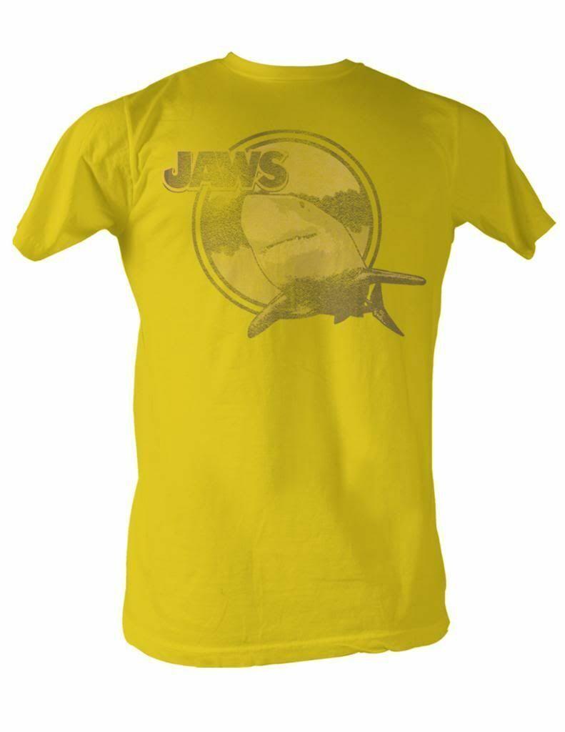 Jaws Yellow Jaws Ginger Adult T-Shirt Mens Womens Tees Top S