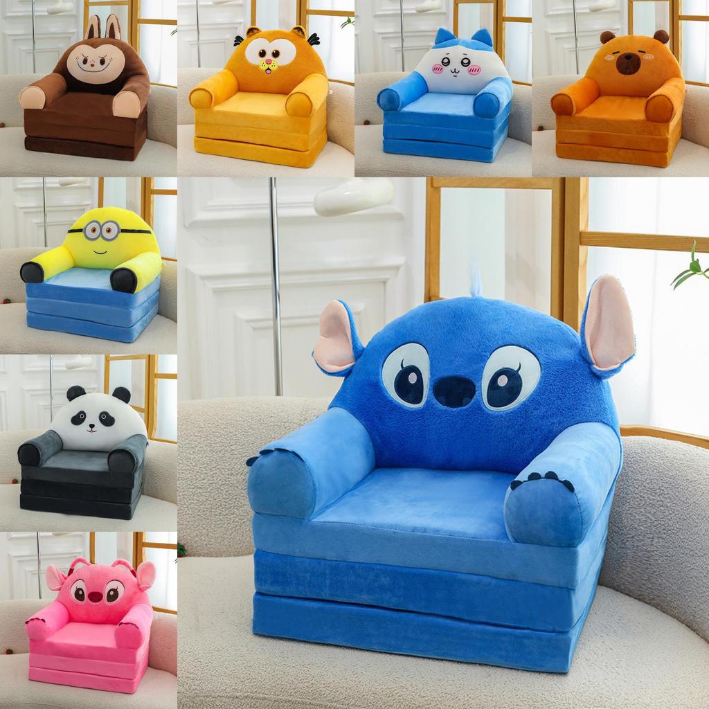 Cute Capybara Minions Plush Cozy Sofa Bed With Features Foldable