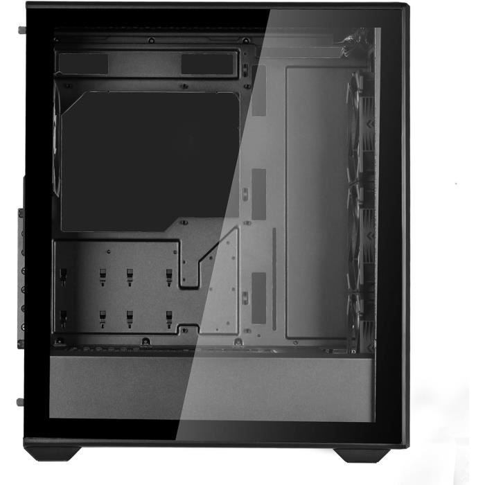 Châssis - silverstone - fara 515xr - atx - noir - 4 ventilateurs arc-en-ciel - 350mm carte graphique