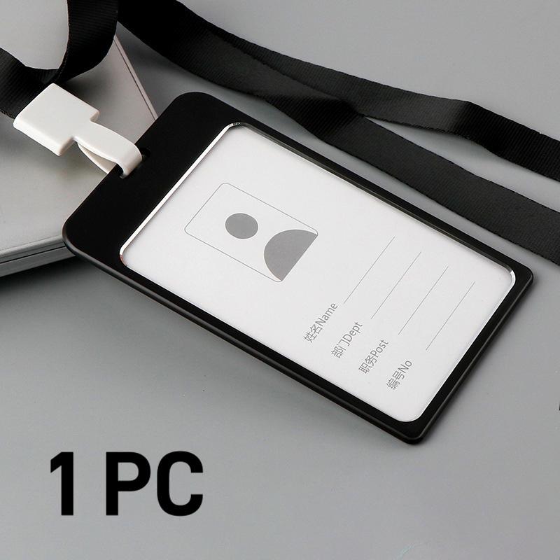 

Сотрудник Алюминиевый сплав Пластик Кредитная карта ID-карта Чехол-футляр Рабочий идентификационный бейдж Чехол-сумка для карт Женщины Мужчины Держатели для рабочих карт