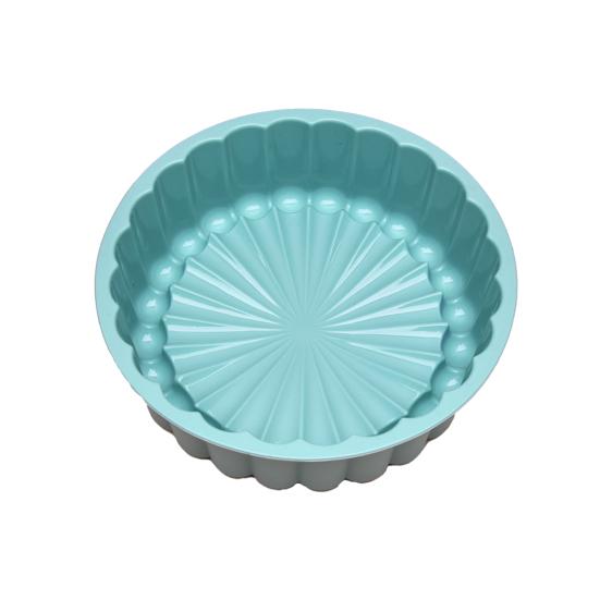 

Creative Sunflower Shape Cake Mold Beautiful Stretchy Silicone Baking Tray for Home зелений