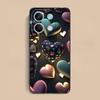 Y2K Glowing Hearts Mobile Phone Case for Xiaomi Redmi 15 14 13 12 A5 3 2 1 C Plus 4G 5G Colorful Printing Cover Cover Luxury