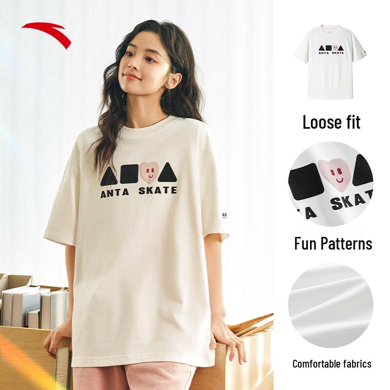 Anta Unisex Loose Fit Skate T-Shirt XL