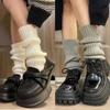 Jk Knitted Socks Harajuku Style Y2K Sweet Japanese College Style Spring And Autumn Style Mid-Tube Stacked Socks For Women