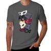 Thieves Masks Tshirt All Match Print Short Sleeve Top Tshirt