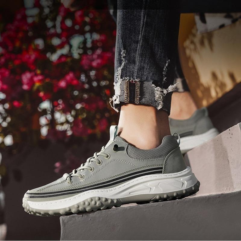 Fashion Men's Fashion Trend Casual Thick Sole Sport Shoes 2025 Summer New Mesh Breathable Comfortable Low Top Non slip Platform sneakers