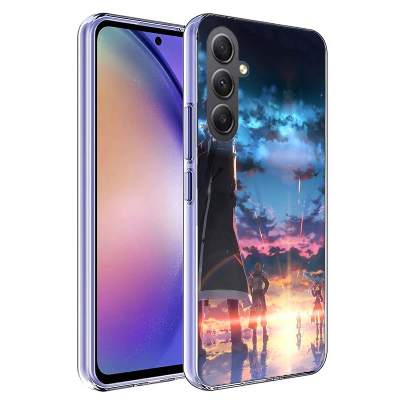 

Sword Art Online SAO Anime Cover For Samsung A54 A34 A24 A14 A53 A33 A23 A13 A52S A32 A22 A12 Phone Galaxy A03 A04 A02S A42 A73 Samsung A52S 5G
