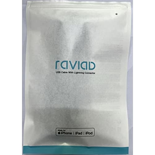 RAVIAD iPhone Charging Cable [3M/MFi Certified] Lightning Cable Fast Charging Data Transfer High Durability Disconnection Prevention iPhone 13/13 Pro/