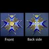 German Black Hawk Medal, Blue Knight Medal, Necklace Pendant, Enamel Commemorative Medal