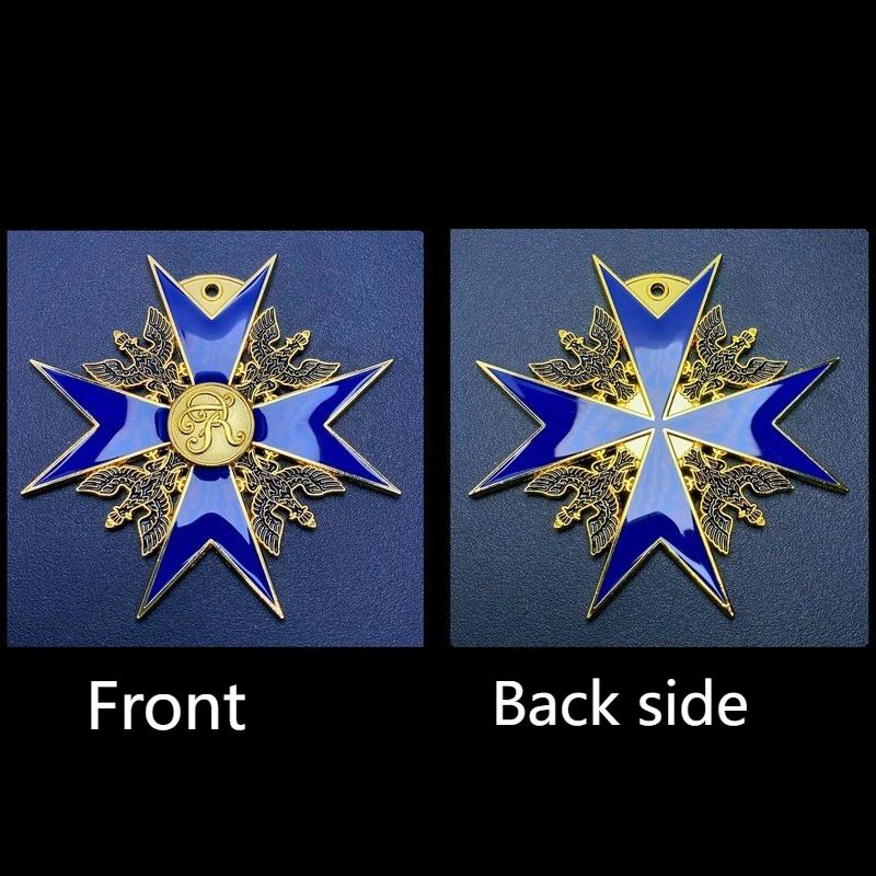 German Black Hawk Medal, Blue Knight Medal, Necklace Pendant, Enamel Commemorative Medal