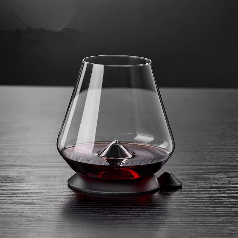 

Mountain Red Wine Glass With Decanter Creative Wedding Party Wineglass Unique Bordeaux Burgundy Wine Cup With Base And Filter 400ml