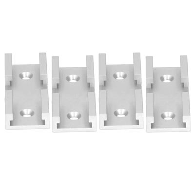 4pcs Aluminum Alloy Woodworking Cross Track Connector Aluminum Alloy Track Connector Woodworking