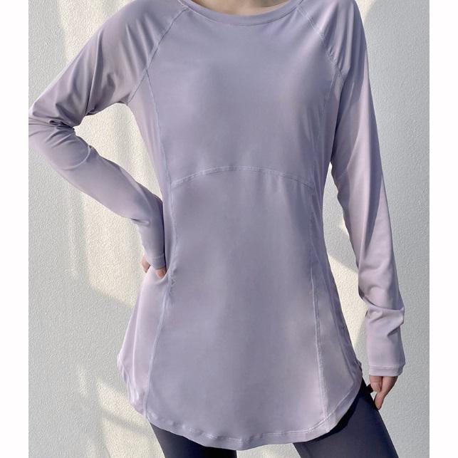 Long Sleeve Yoga Women Sportswear Gym Running Blouses Shirts Sports Fitness T Shirt Gym Workout