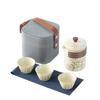 Ru Kiln Tea Set Travel Kung Fu Tea Set Portable Tea Set Complete Business Business Souvenir Gift Printing