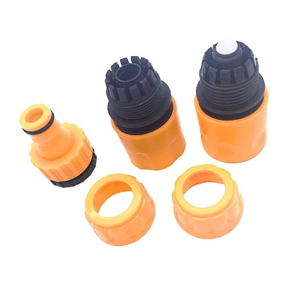 Garden Spray Hose Nozzle Plastic Tap Connector Automatic Watering Device for Outdoor Garden Irrigation System