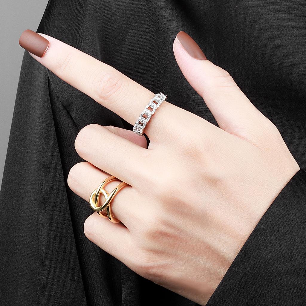 Lindon clássico liga de cobre anel de zircão feminino joias promessa de casamento presente de festa