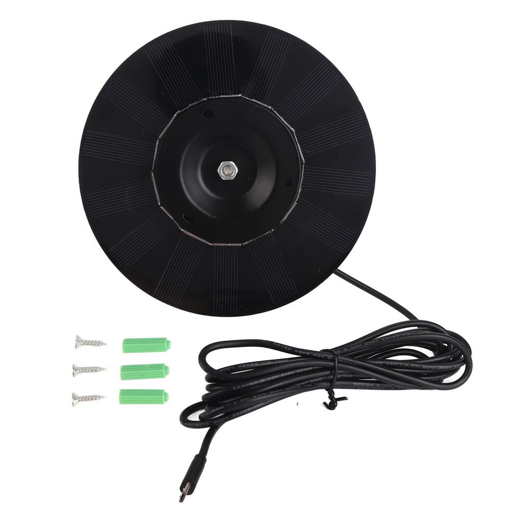 Solar Panel 4W Monocrystal Silicon Wall Mount Charger Kit Outdoor Monitoring Accessories