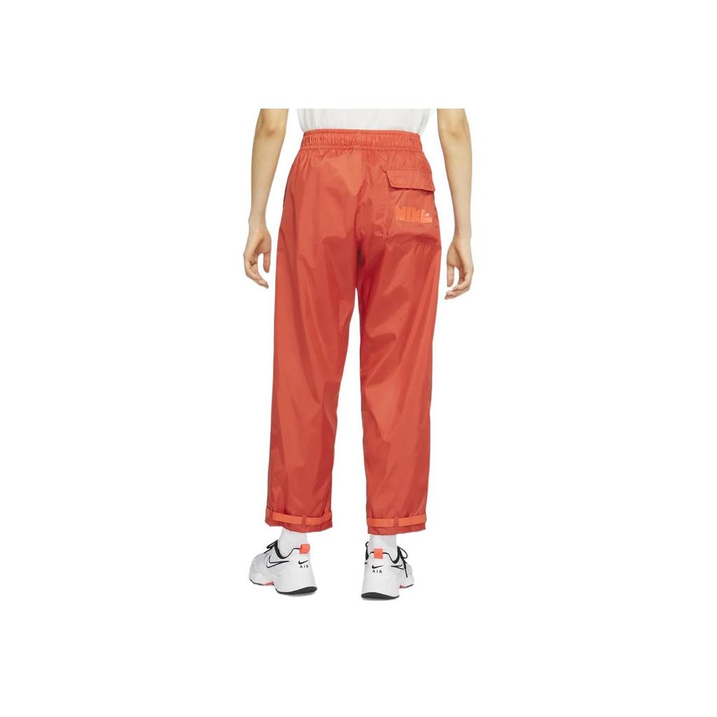 Nike X Atmos Pink Collaboration  Nsw Circa Series Ss22 Solid Loose Woven Sports Casual Pants Women pants Orange DM6782-861