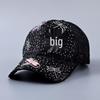 Lace Butterfly Dragonfly Rhinestone Baseball Cap - Spring/Summer Breathable Sun Protection, Curved Brim