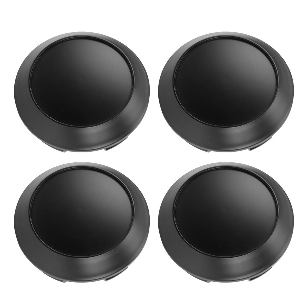 4pz Coprimozzi Centrali Ruota 102mm OD 94mm ID Resistente alla Ruggine Nero Copertura Mozzo Cerchione Veicolo Universale per Auto