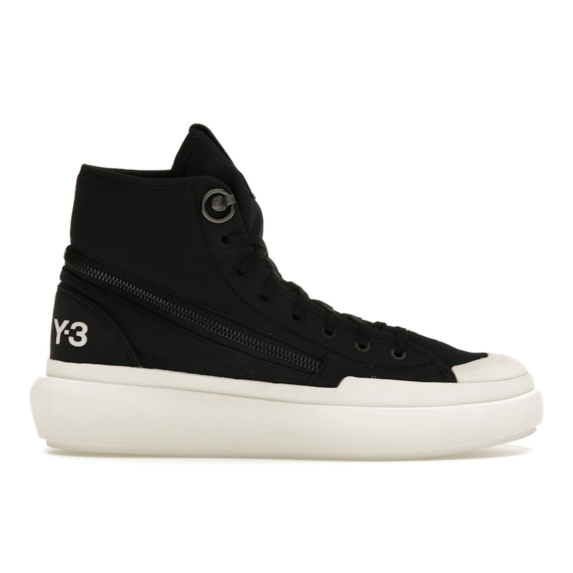 

Кроссовки унисекс adidas Y-3 Ajatu Court High Black White Core-White H05621 38