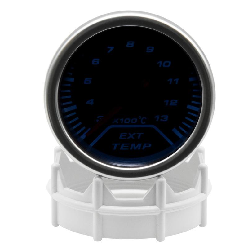 2" 52mm Exhaust Gas Temperature Gauge Digital Exhaust Gas Temp Gauge White Led EGT EXT Gauge Car Meter With 1/8 NPT Sensor 12V