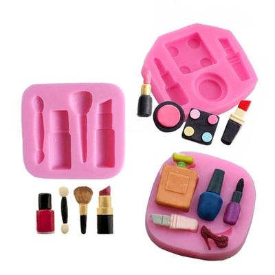 Taartdecoraties Vorm Make-up Gereedschap Siliconen Vormen Lippenstift Fles Fondant Vormen topverkoop