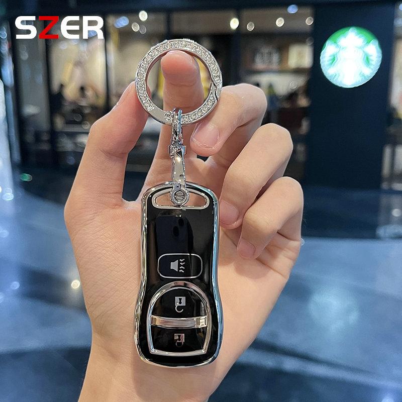 For Nissan Armada Tiida Frontier Sentra X-Trail T30 Altima Maxima For Infiniti Qx56 Ja60 Fx35 Fx 35 Soft Tpu Car Key Cover Case