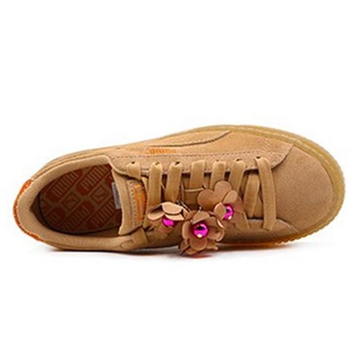 (WMNS) PUMA Platform Flower Tassel 'Brown' Women's 369181-02